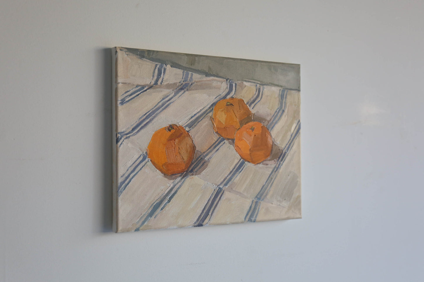 Oranges on Stripes
